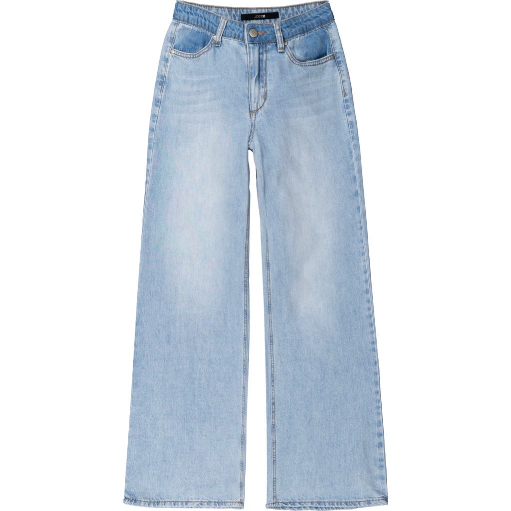 Joe's Jeans Kids' The Mia High Waist Wide Leg Jeans In Blue
