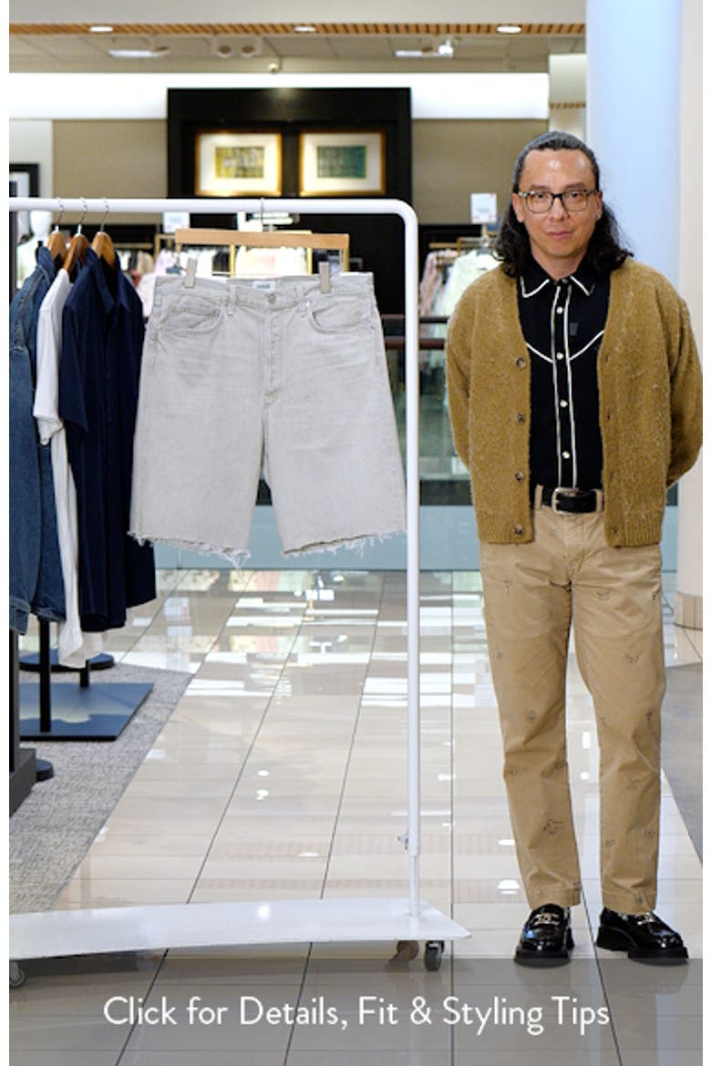 Anson Raw Hem Denim Shorts video