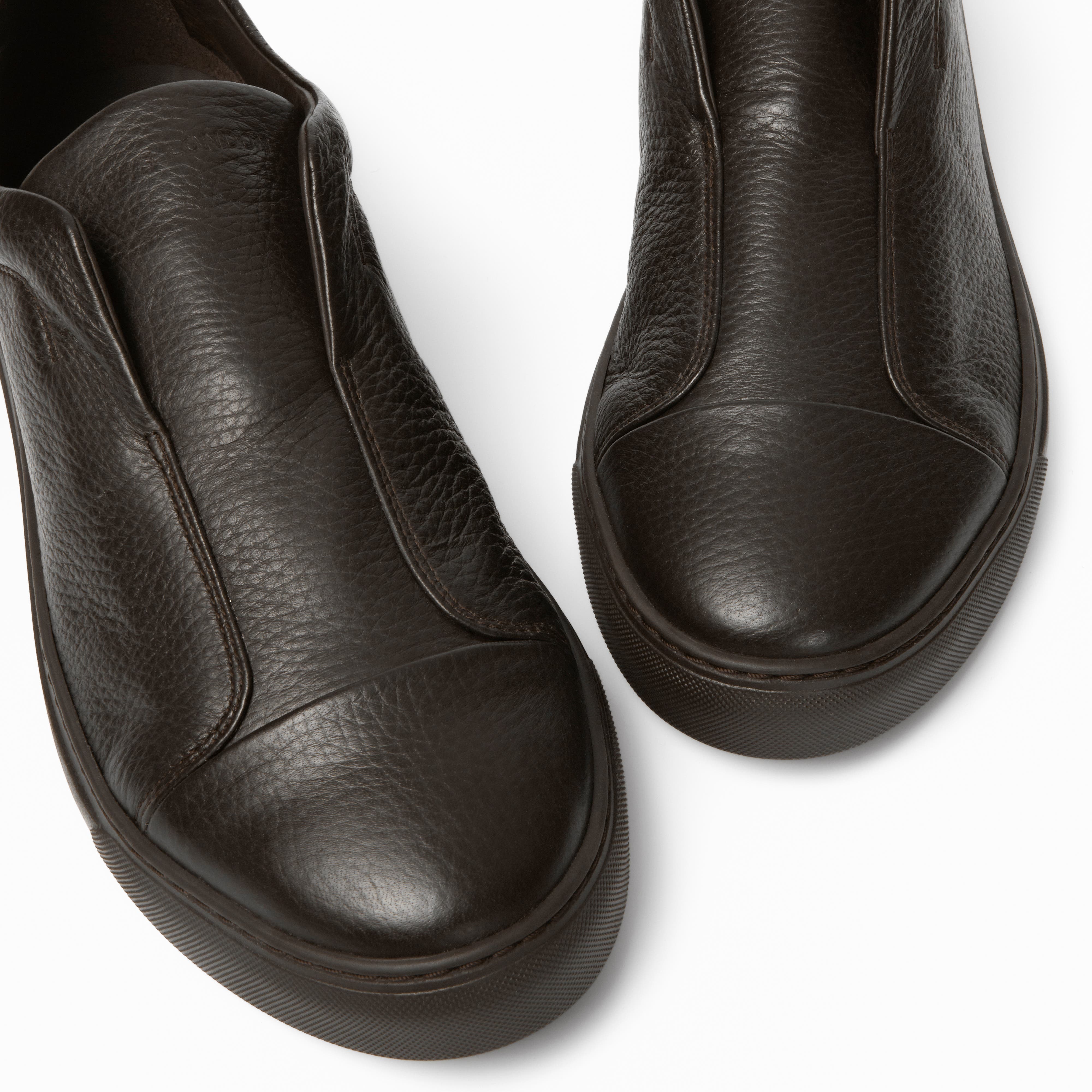 Harrys London Aaron Deerskin Dark Brown, Alternate, color, Dark Brown