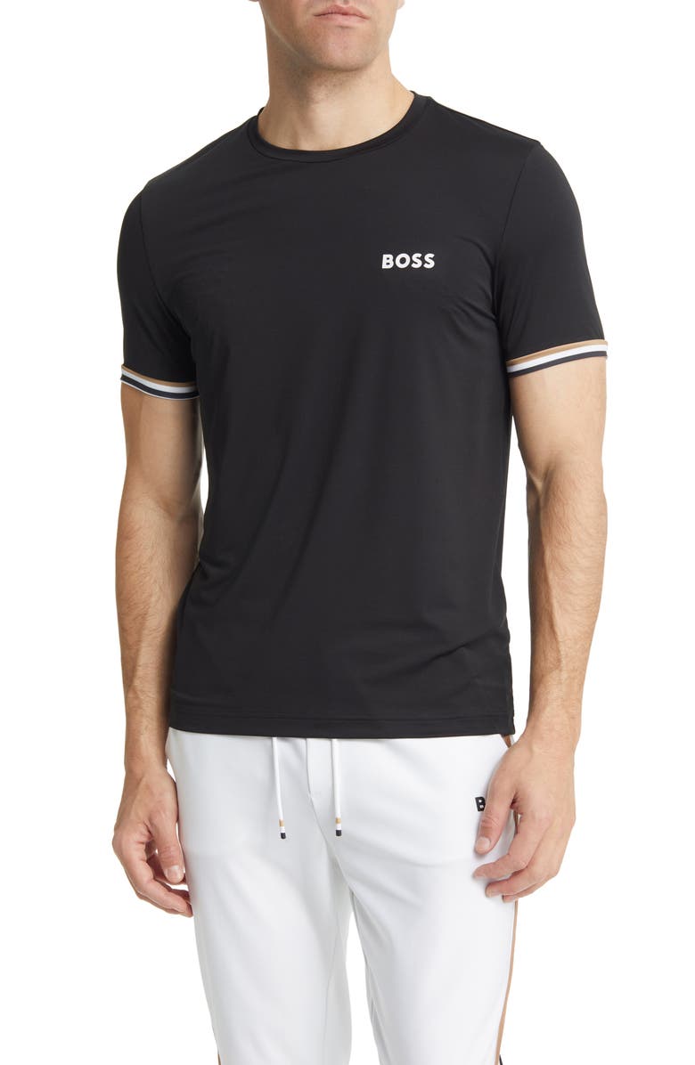 BOSS x Matteo Berrettini Slim Fit Crewneck T-Shirt, Main, color, 
