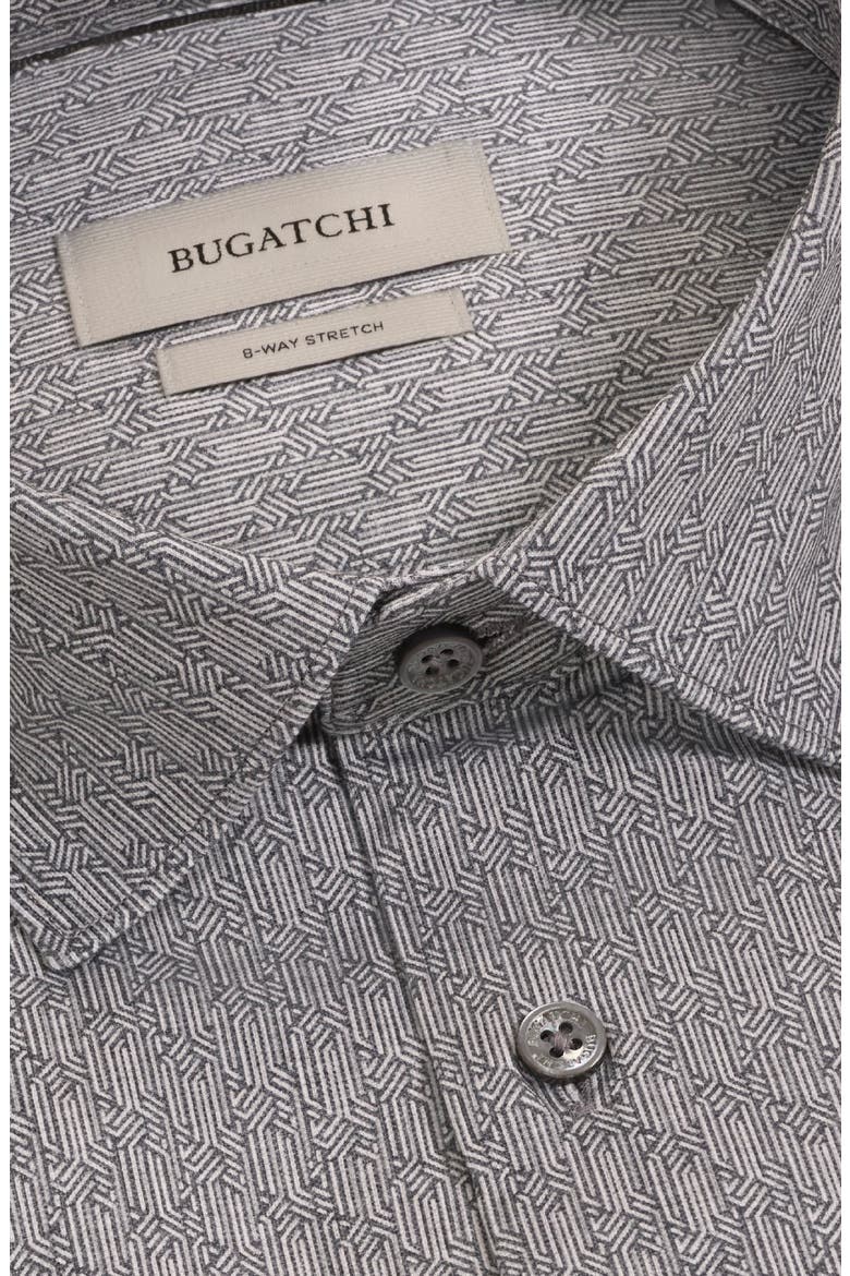 James OoohCotton Tech Long Sleeve Button Up Shirt, Alternate, color, CEMENT