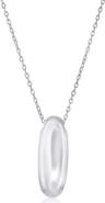 SIMONA Bubble Initial Pendant Necklace