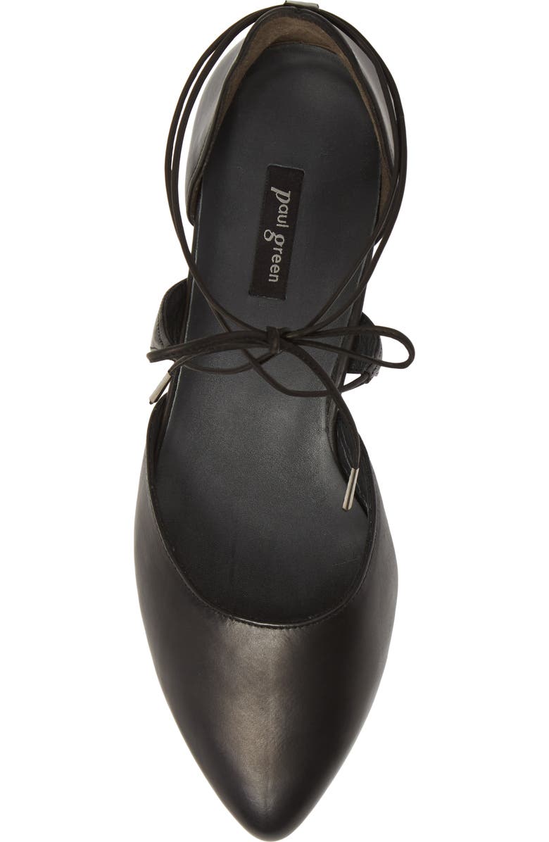 Paul Green Lace Up Flat, Alternate, color,