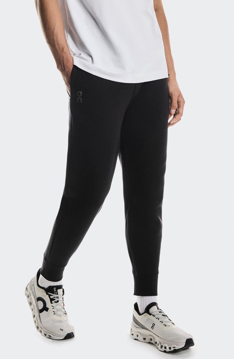 On Focus Tech Sweatpants, Alternate, color, Black