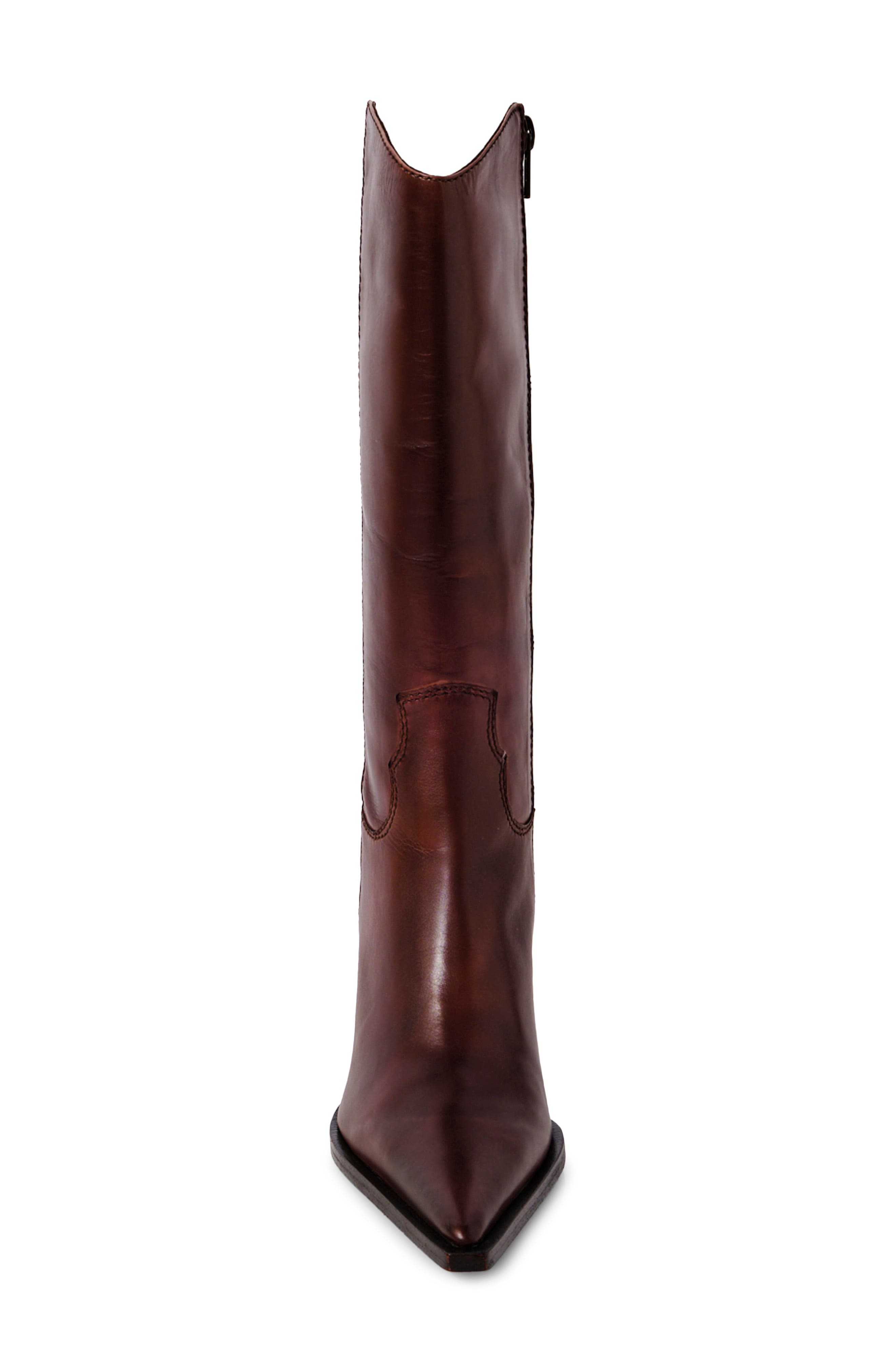 Copenhagen Knee High Boot, Alternate, color, FUDGESICLE LEATHER