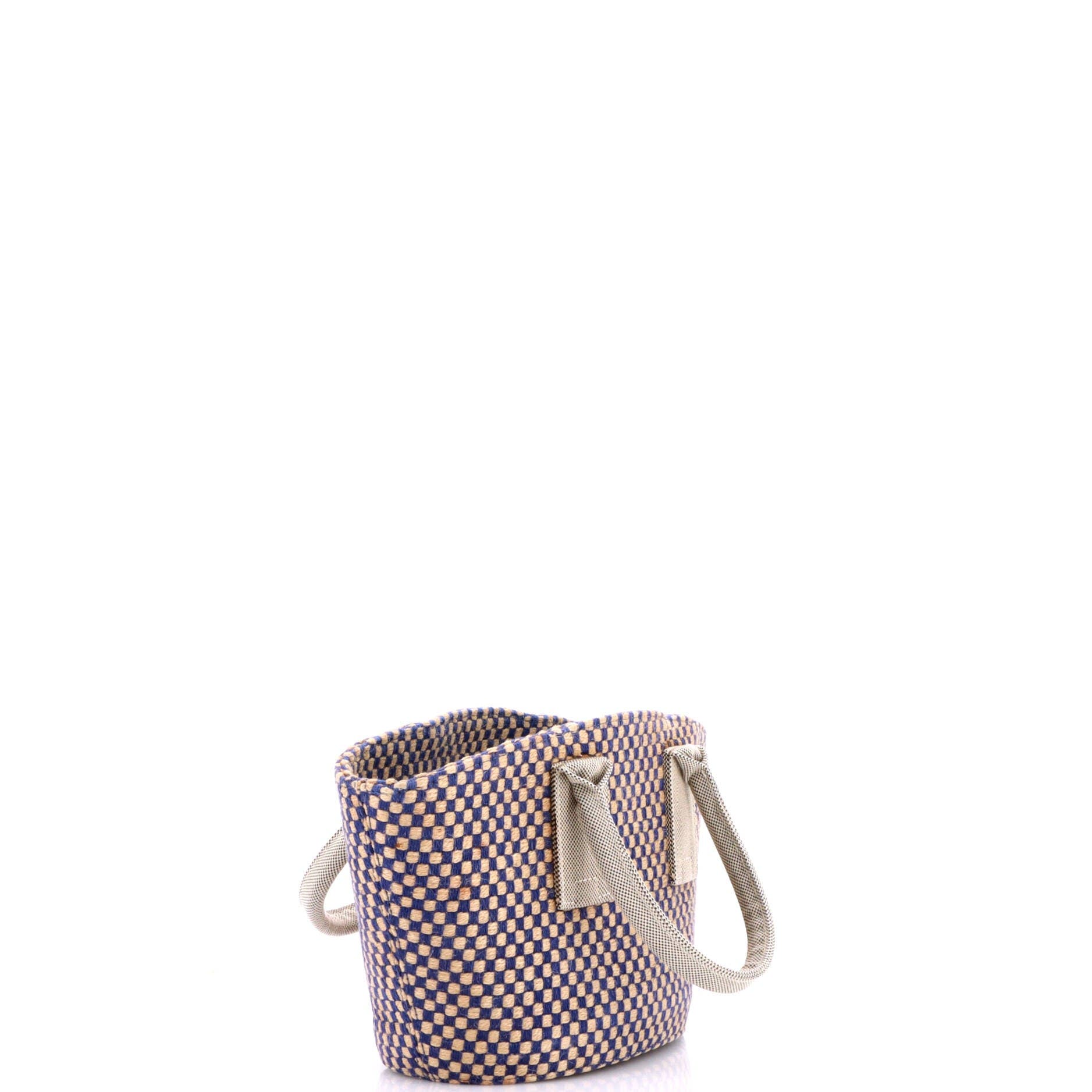 Basket Weave Tote Woven Jute Pm, Alternate, color, Blue