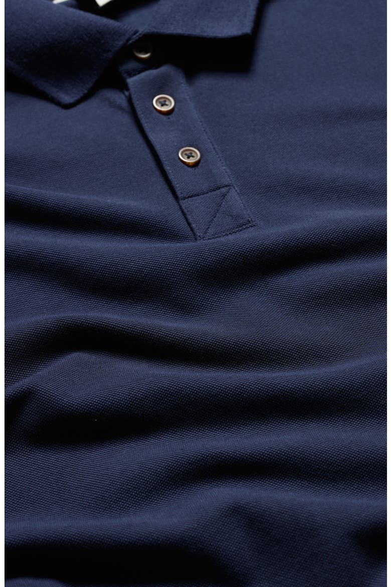 Balefire Organic Cotton Polo, Alternate, color, MARITIME