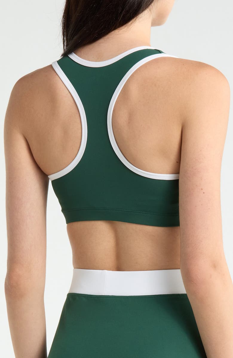 Year of Ours Sport Court Scoop Neck Sports Bra, Alternate, color, Turf White