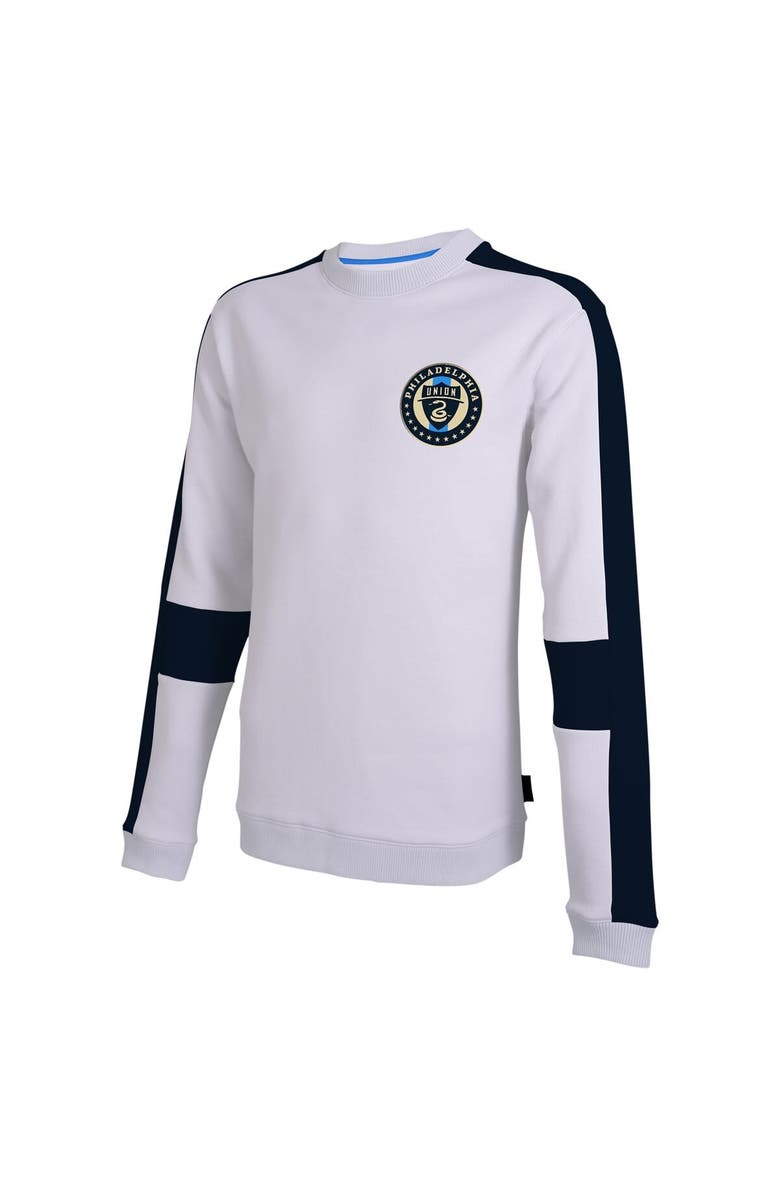 Stadium Essentials Men's Stadium Essentials White Philadelphia Union Half Time Pullover Sweatshirt, Alternate, color, White
