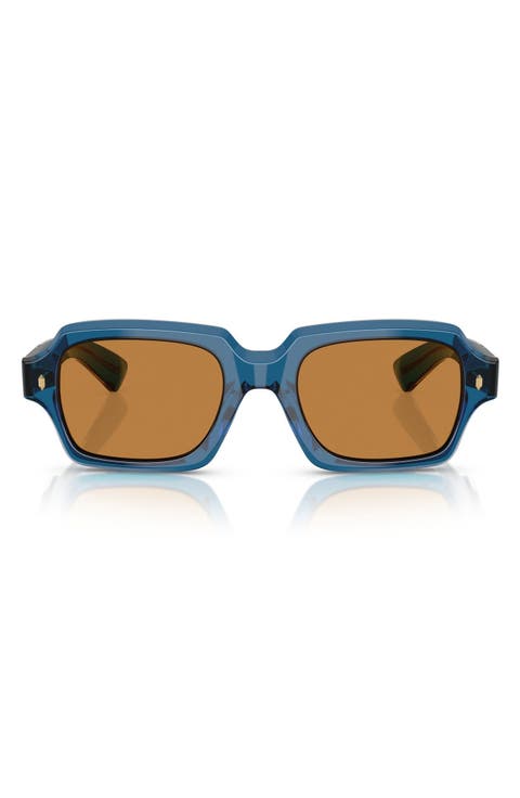 Devaney 53mm Rectangular Sunglasses
