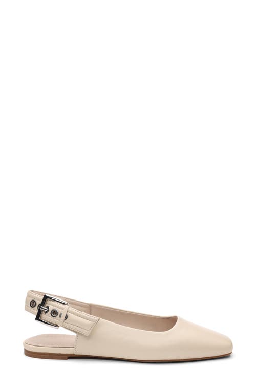 Sanctuary Kitchy Slingback Flat In White