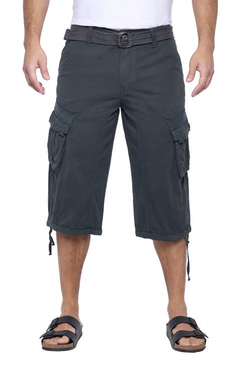 Belted Cargo Shorts