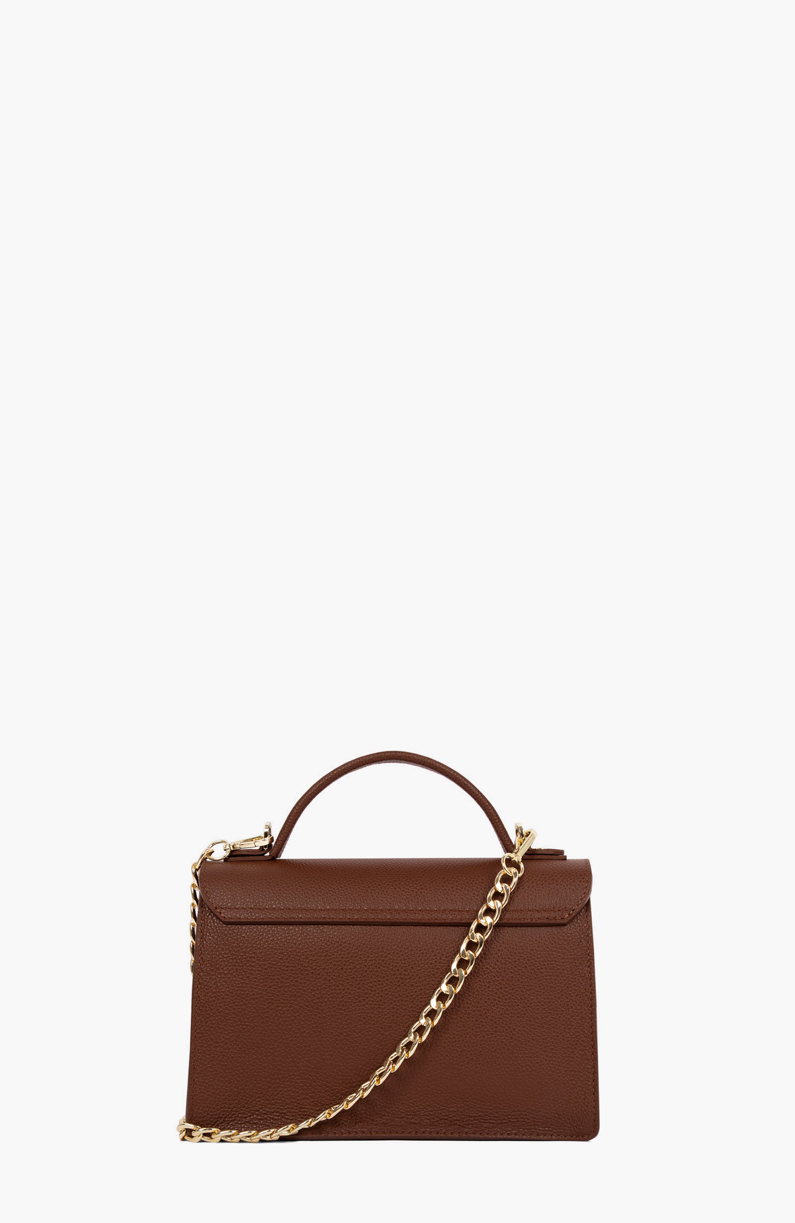 Muse 517 Pebbled Leather Handbag, Alternate, color, Camel Brown