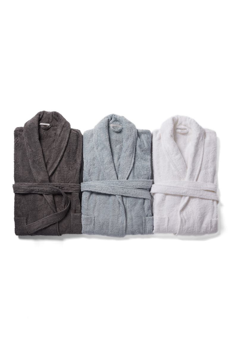 Gender Inclusive Cloud Loom™ Organic Cotton Robe, Alternate, color, ALPINE WHITE