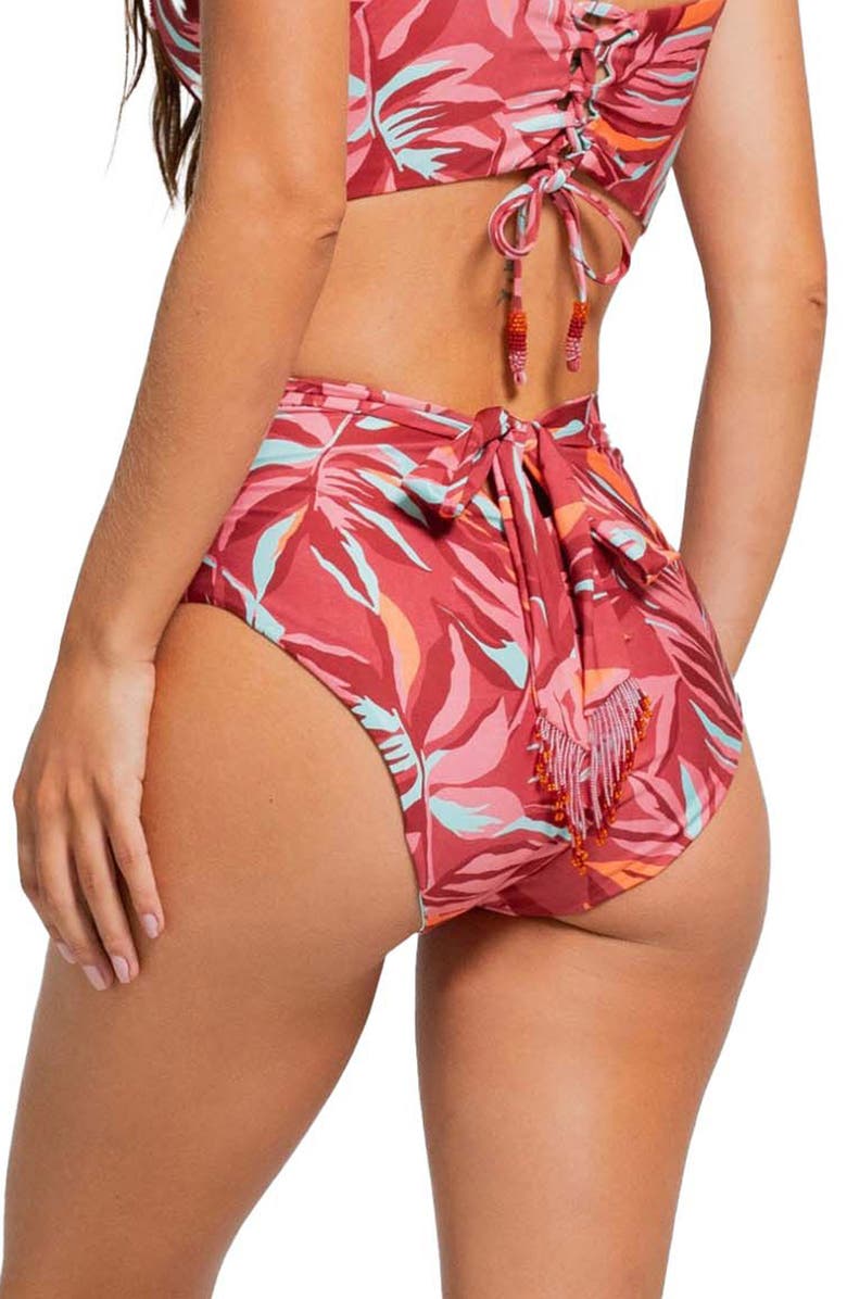 Cosita Linda High Waist Bikini Bottoms, Alternate, color, 