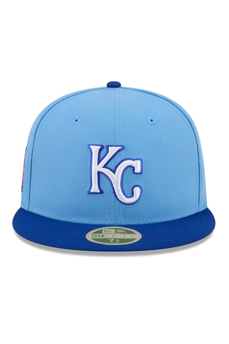 Men's New Era Light Blue/Royal Kansas City Royals 2026 Baseball Hall of Fame 59FIFTY Fitted Hat, Alternate, color, Light Blue