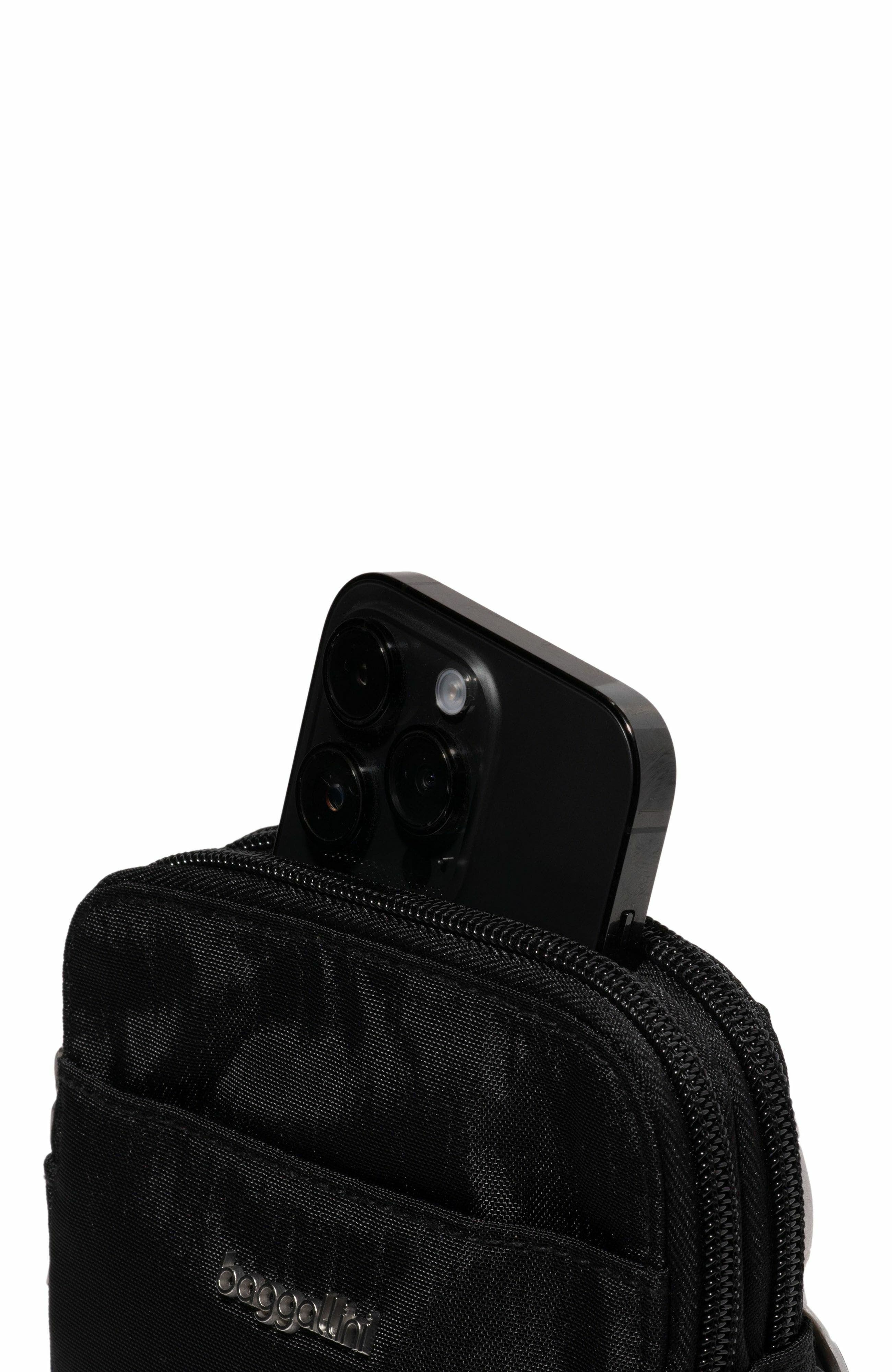 BAGGALLINI Modern Take Two RFID Crossbody Bag, Alternate, color, Black