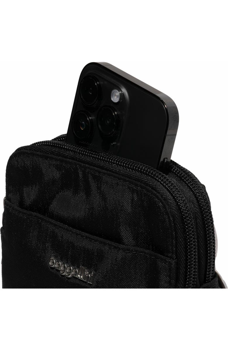 BAGGALLINI Modern Take Two RFID Crossbody Bag, Alternate, color, Black