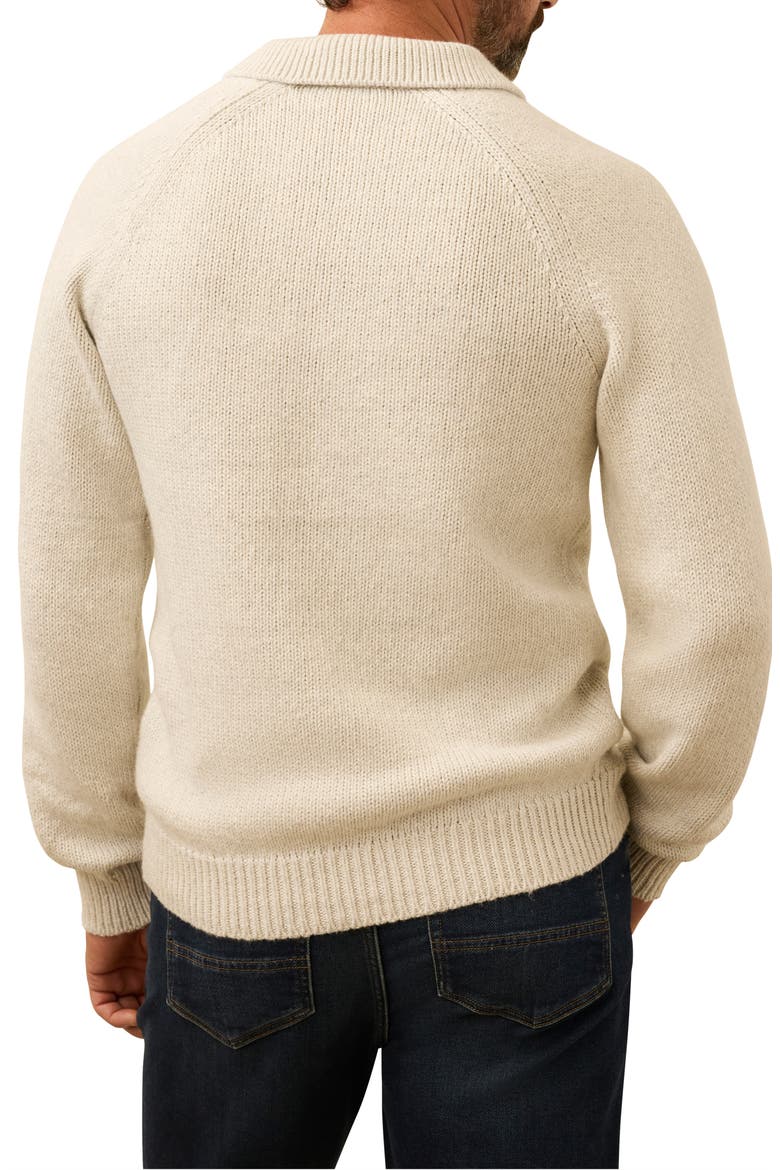 Heirloom Organic Cotton Polo Sweater, Alternate, color, ICE GREY HEATHER