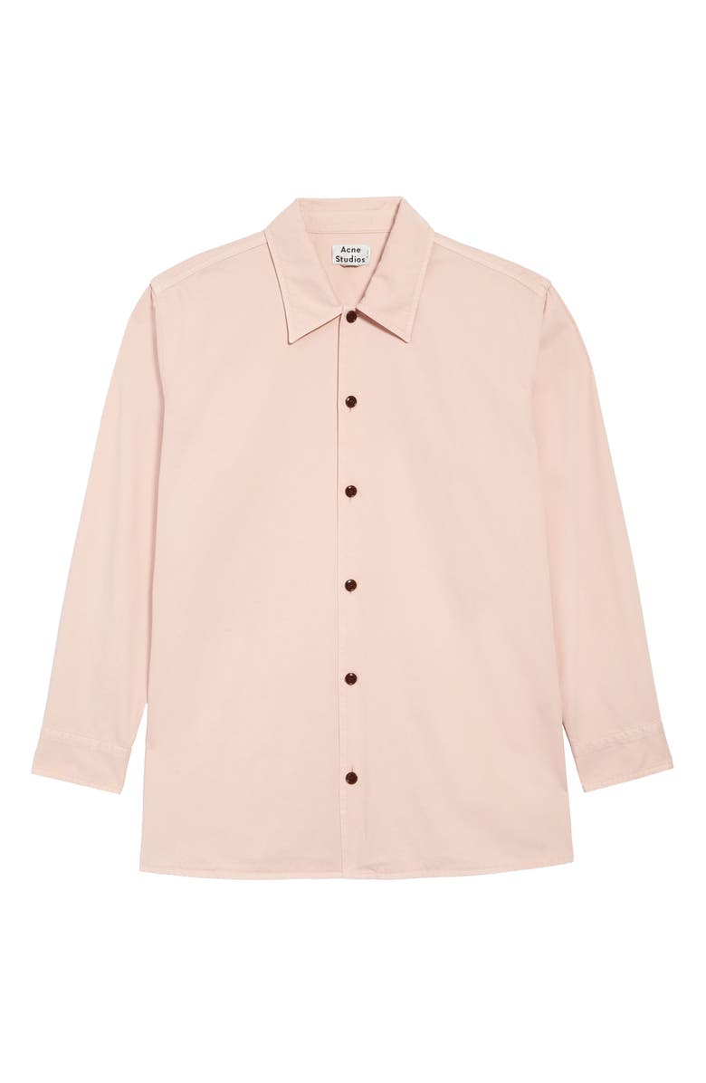 Acne Studios Houston Oversize Button-Up Shirt, Alternate, color, 
