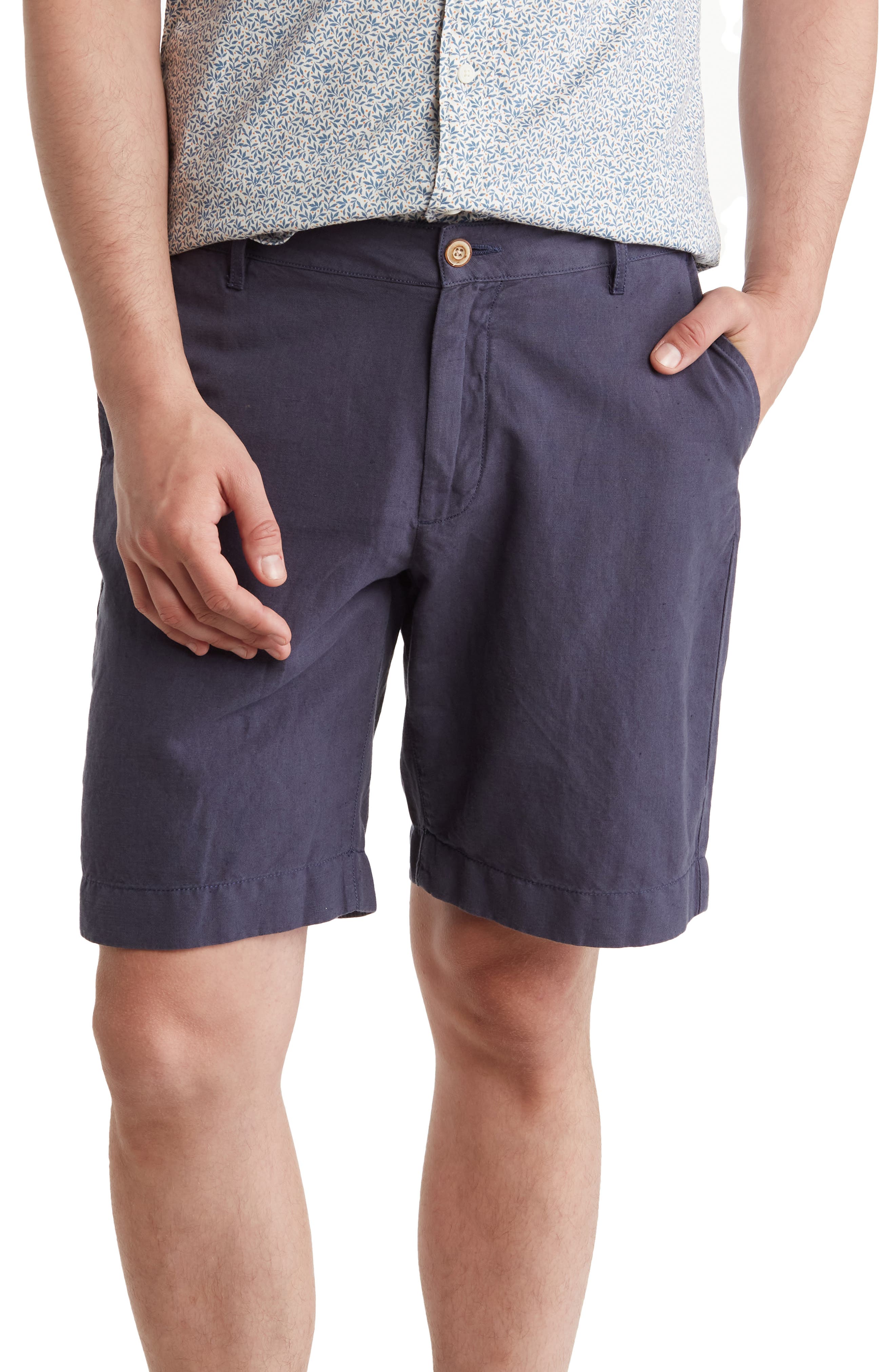Faherty Malibu Linen & Cotton Chino Shorts