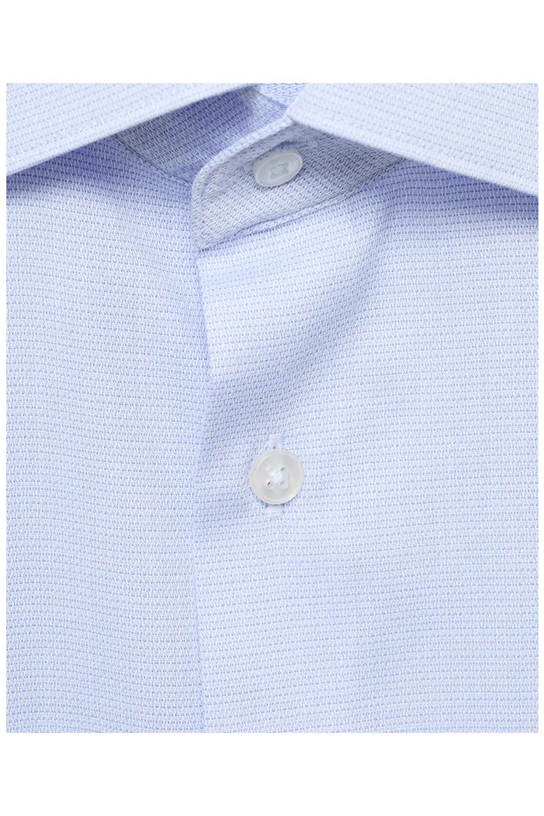 Slim Fit Cotton Blend Button-Up Shirt, Alternate, color, SKY BLUE