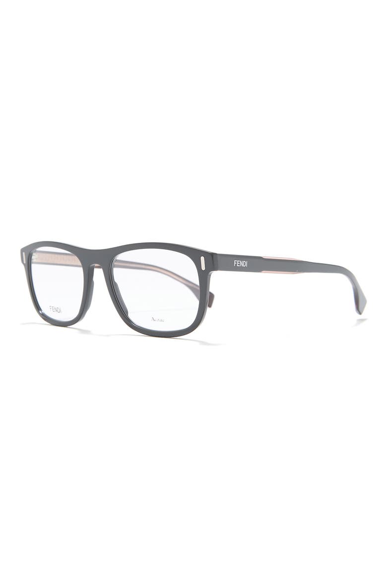 52mm Square Optical Frames, Alternate, color, GREY