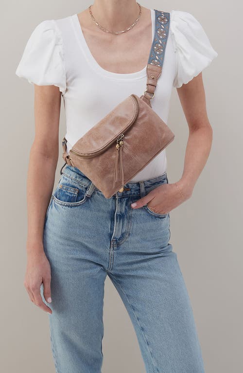 Hobo Large Fern Leather Belt Bag In Hazel