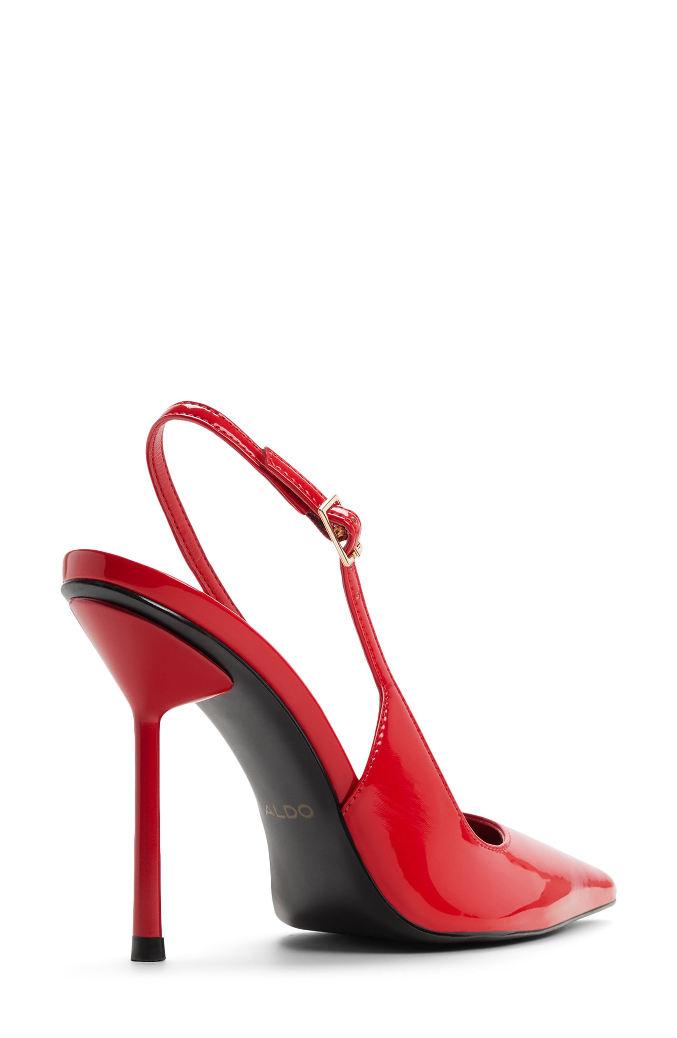 ALDO Serrah Slingback Pump, Alternate, color, Medium Red