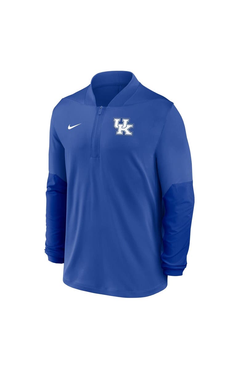 Nike Men's Nike Royal Kentucky Wildcats One Goal Performance Half-Zip Pullover, Alternate, color, Royal