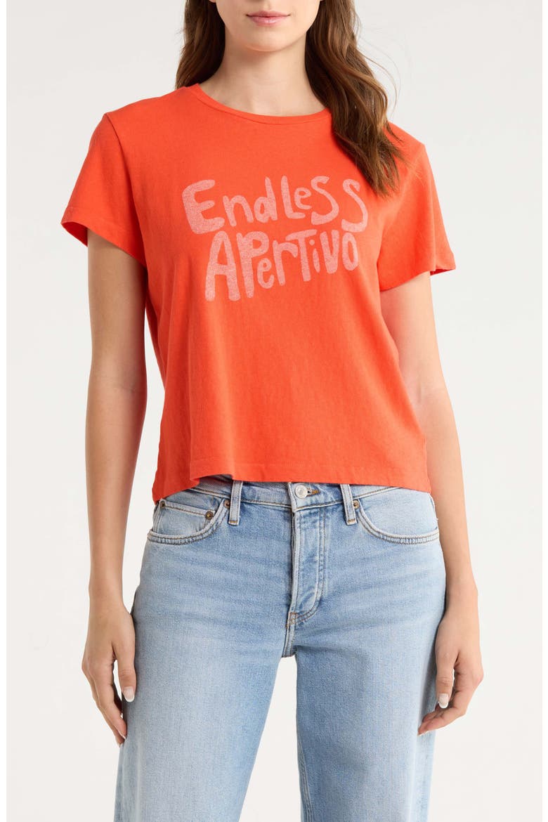 Endless Apertivo Graphic Cotton T-Shirt, Main, color, APEROL