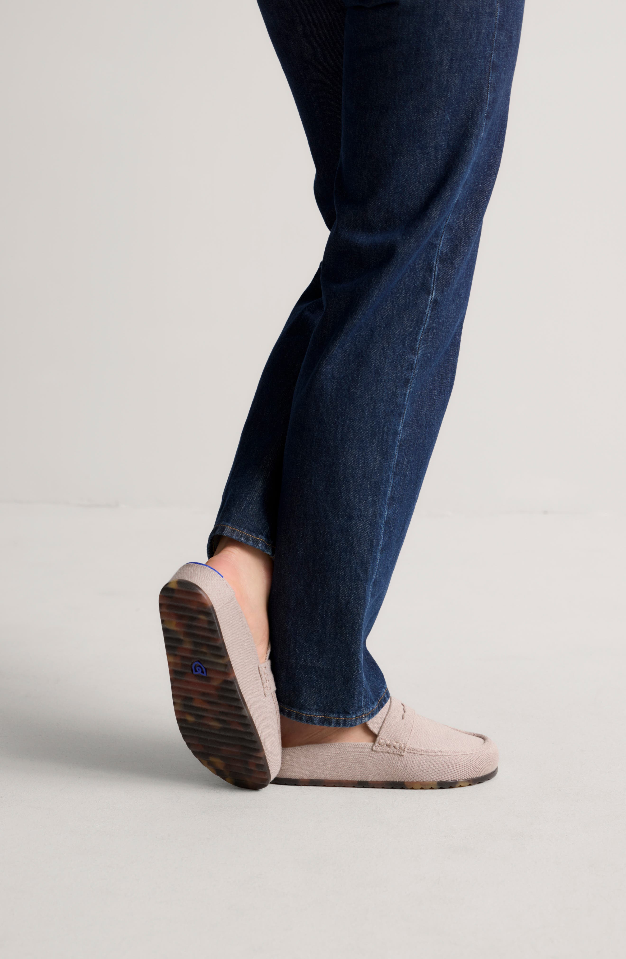 The Penny Clog, Alternate, color, DOVE