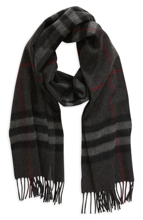 Giant Check Cashmere Scarf