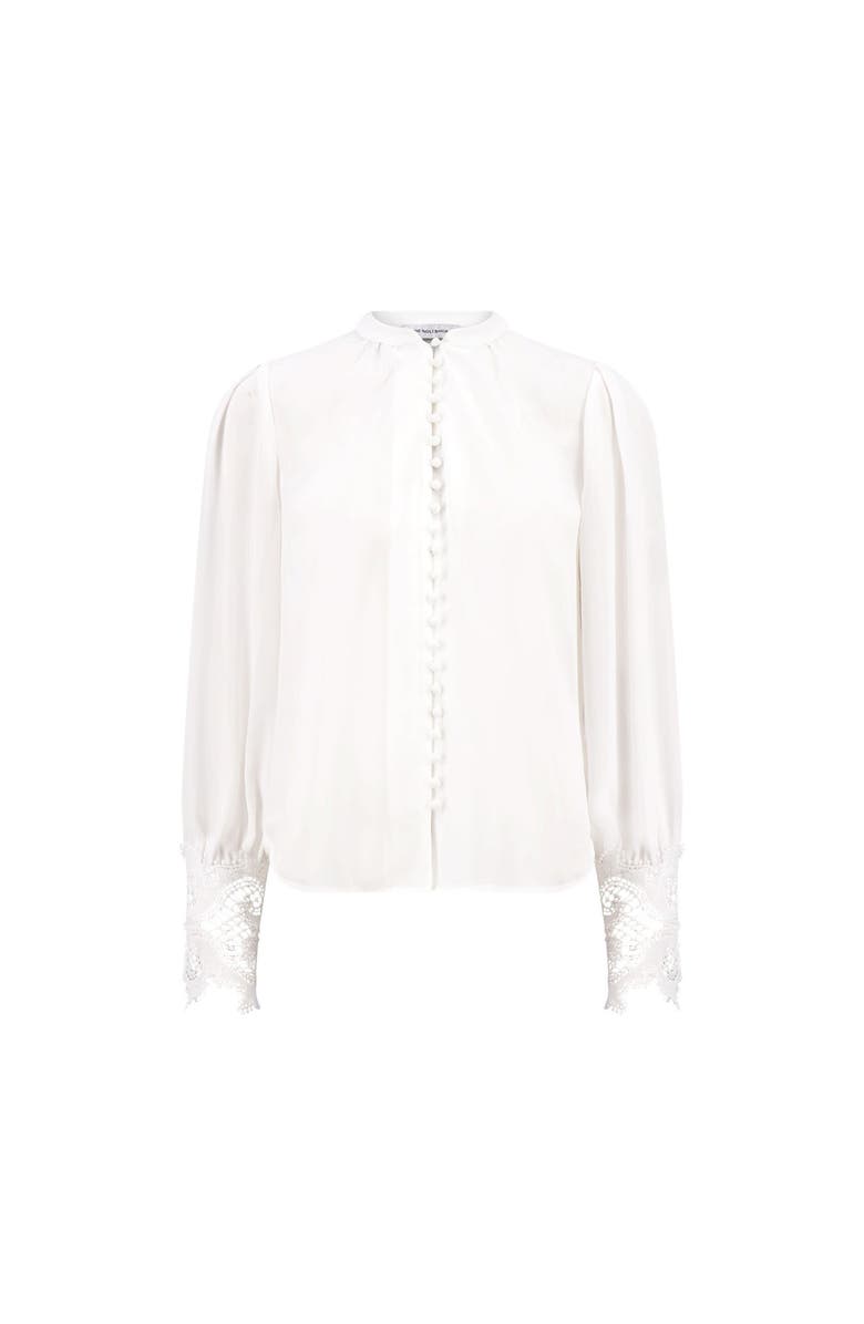 The Noli Shop Blake Lace Sleeve Blouse, Alternate, color, 