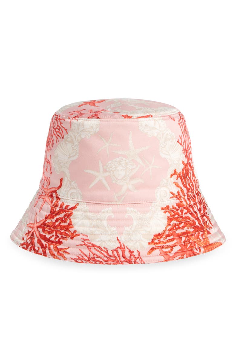 Versace Barocco Starfish Bucket Hat, Main, color, 
