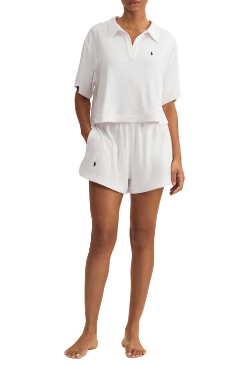 Terry Shirt & Shorts Set