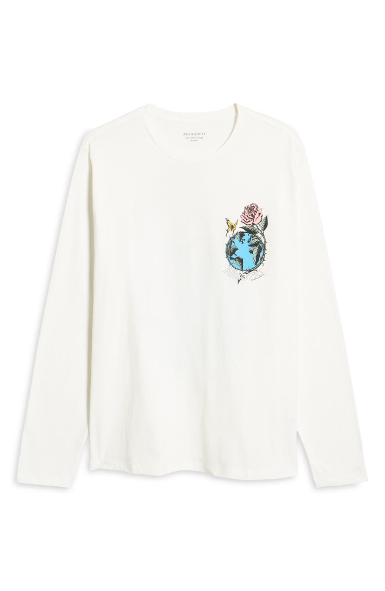 AllSaints Men's Aquatique Long Sleeve Graphic Tee, Alternate, color,