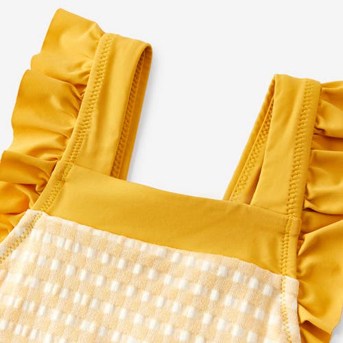 Milkbarn Ruffle Square Neck Swimsuit