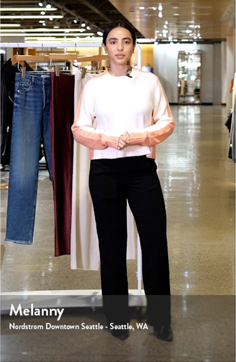 Colorblock Tipped Sweater, sales video thumbnail