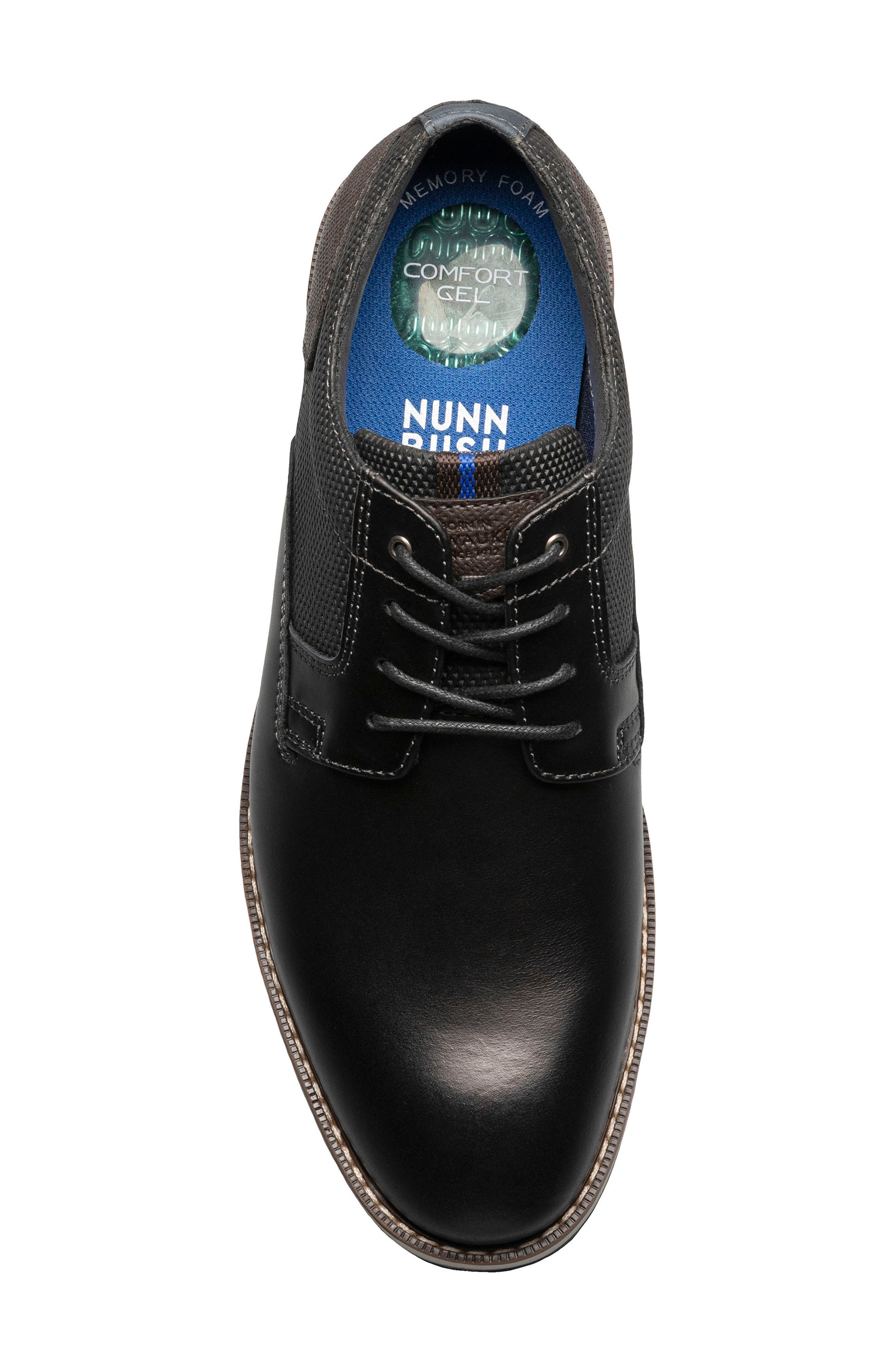 NUNN BUSH Circuit Leather Plain Toe Derby - Wide Width Available, Alternate, color, Black Multi