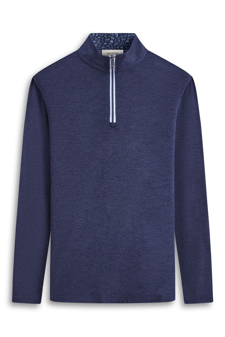 Quarter Zip Performance Pullover, Alternate, color, NAVY