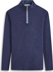 Bugatchi Quarter Zip Performance Pullover