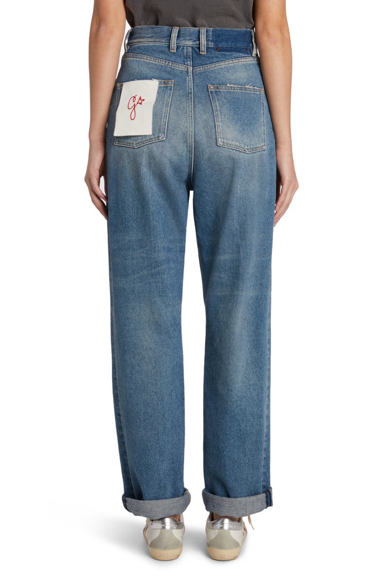 Golden Goose Kim Lived-In Jeans, Alternate, color, Medium Wash Blue