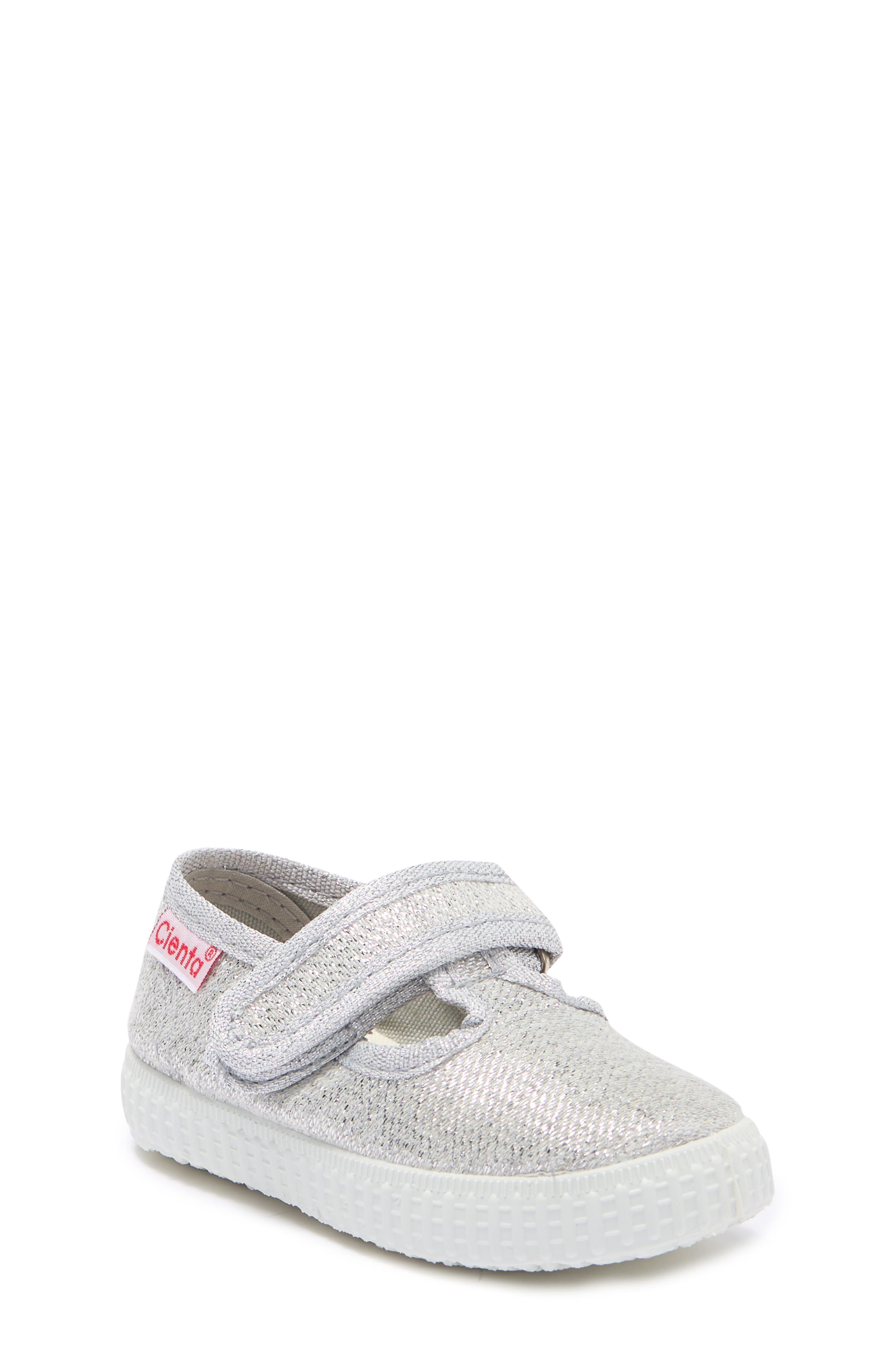 Cienta Kids' Sparkle Sneaker, Main, color, 