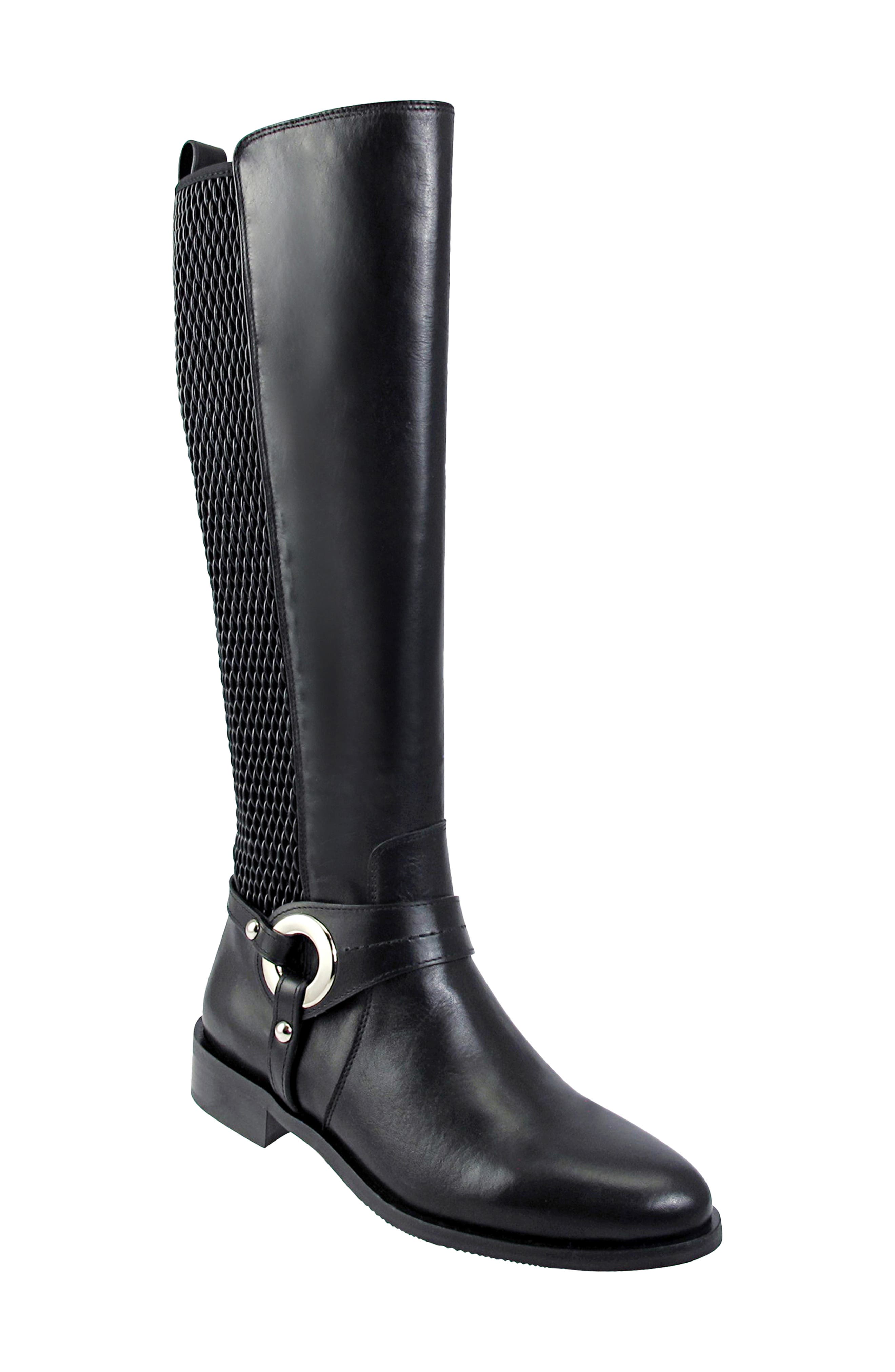 Brianna Knee High Boot, Main, color, ONYX