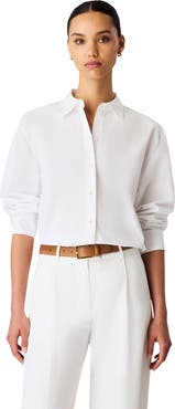 Another Tomorrow Pleat Back Shirt