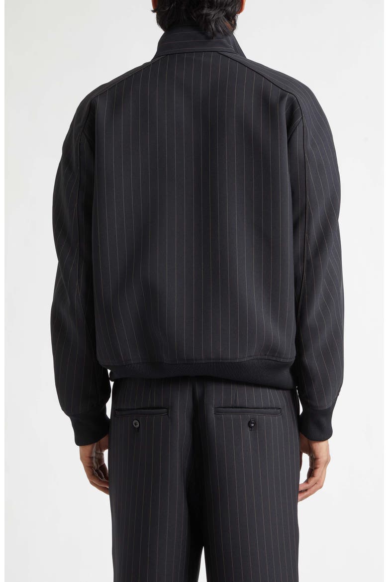 Stripe Twill Jacket, Alternate, color, BLACK STRIPE