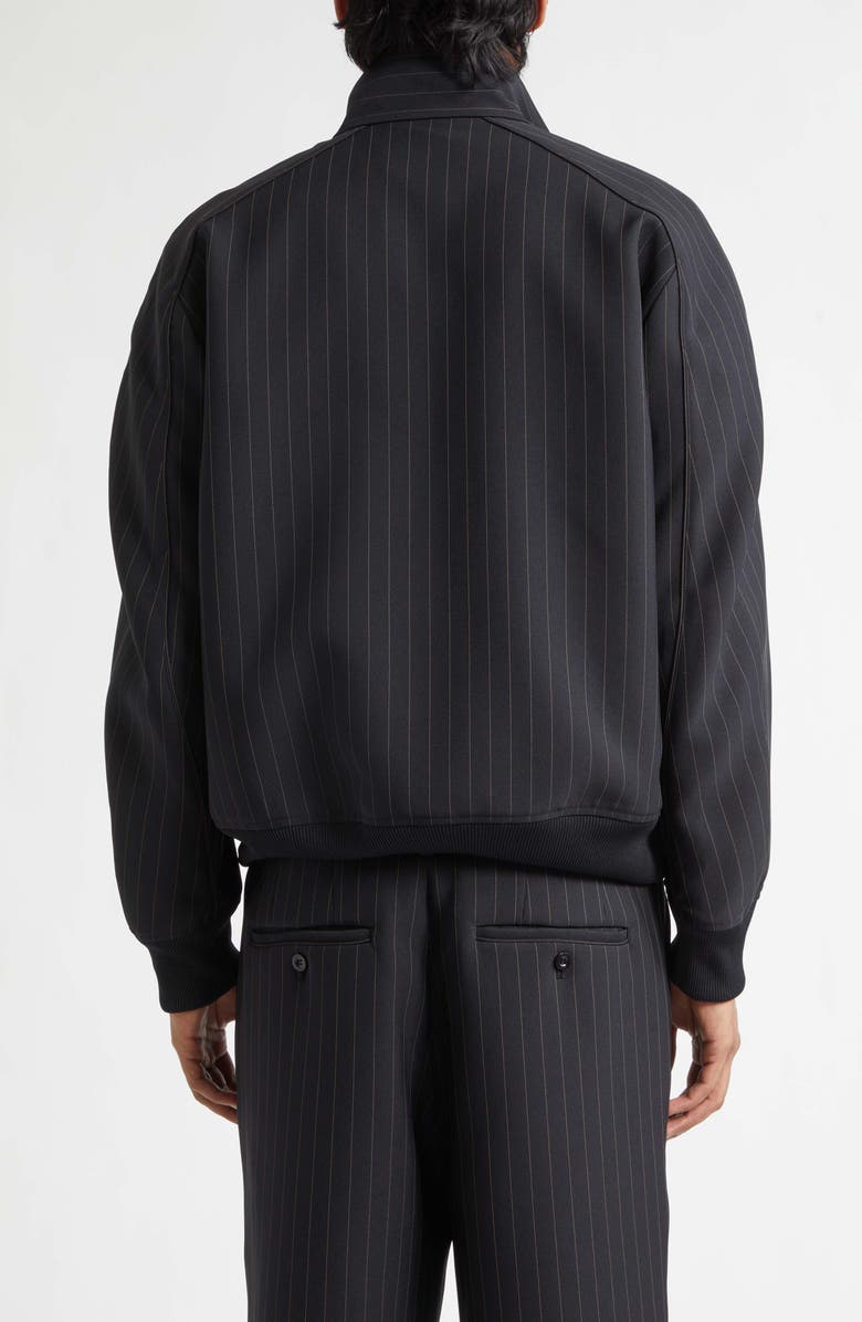 Sacai Stripe Twill Jacket, Alternate, color, Black Stripe