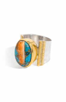 Oval Gemstone Ring