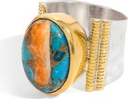 YS GEMS Oval Gemstone Ring